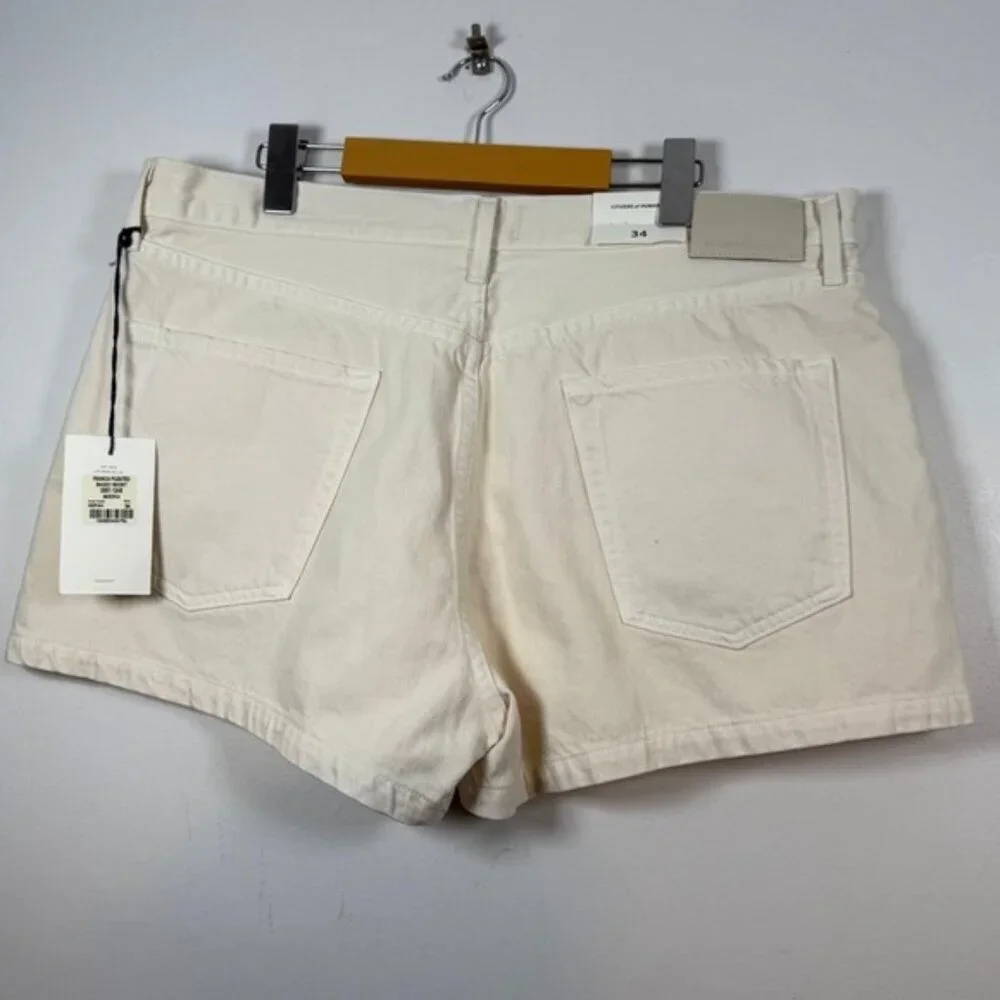 Citizens of Humanity Franca Pleated Baggy Shorts – Size 34, Marzipan - Picture 5 of 6